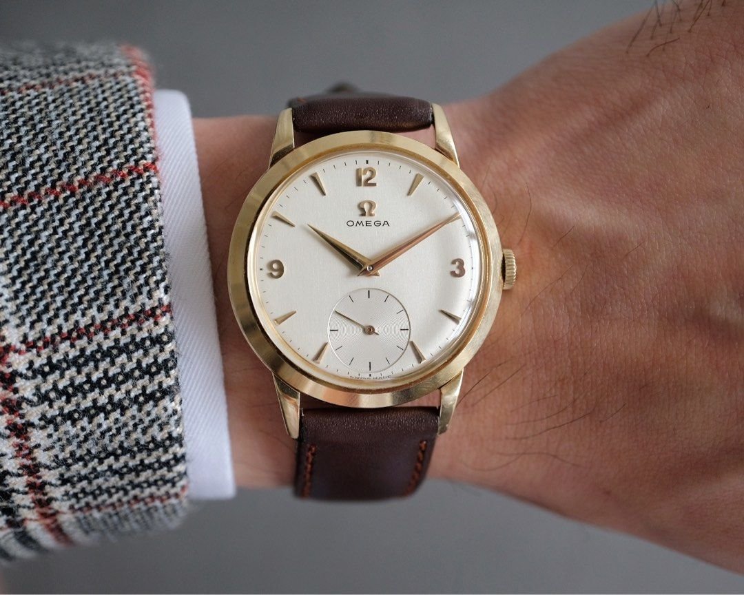 Vintage Omega Tresor 14K YG Calatrava Ref. 2684