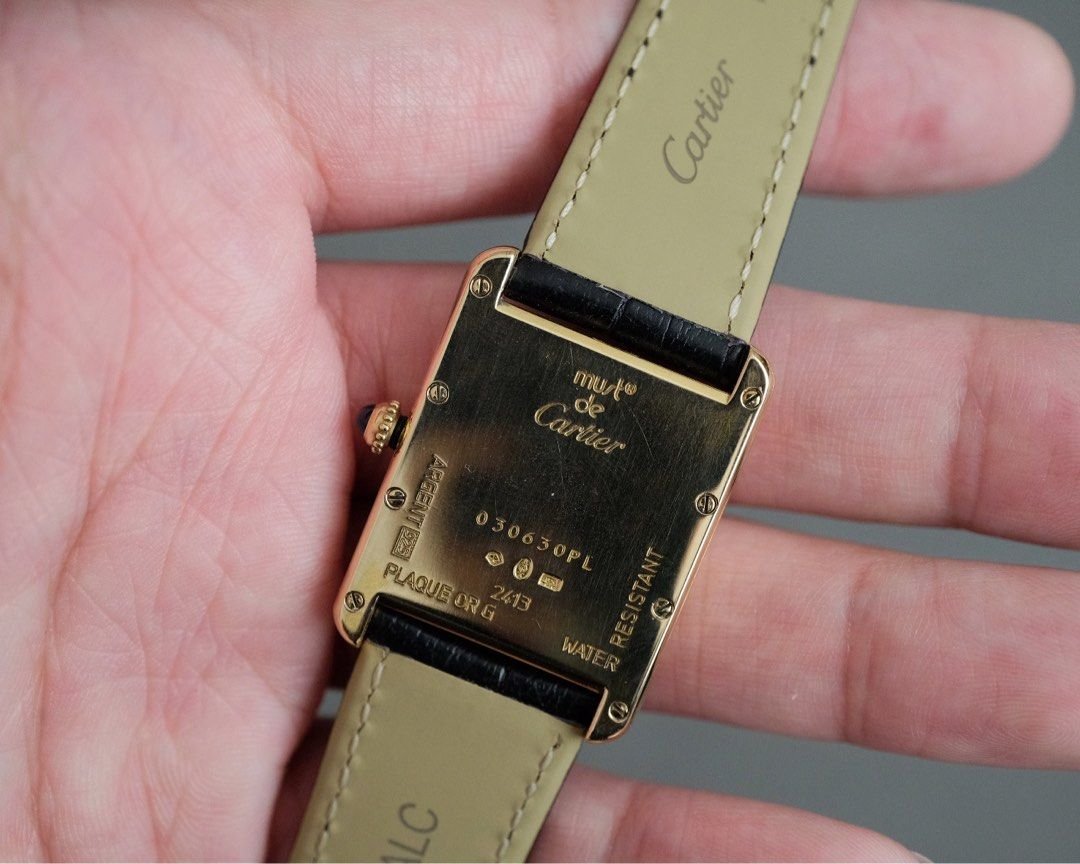 Must de Cartier Tank Vermeil GM Ref. 2413 - Image 7