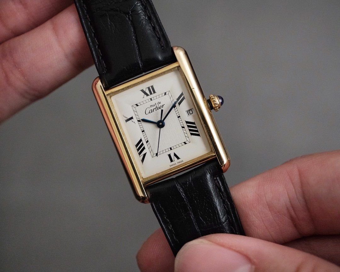 Must de Cartier Tank Vermeil GM Ref. 2413 - Image 2