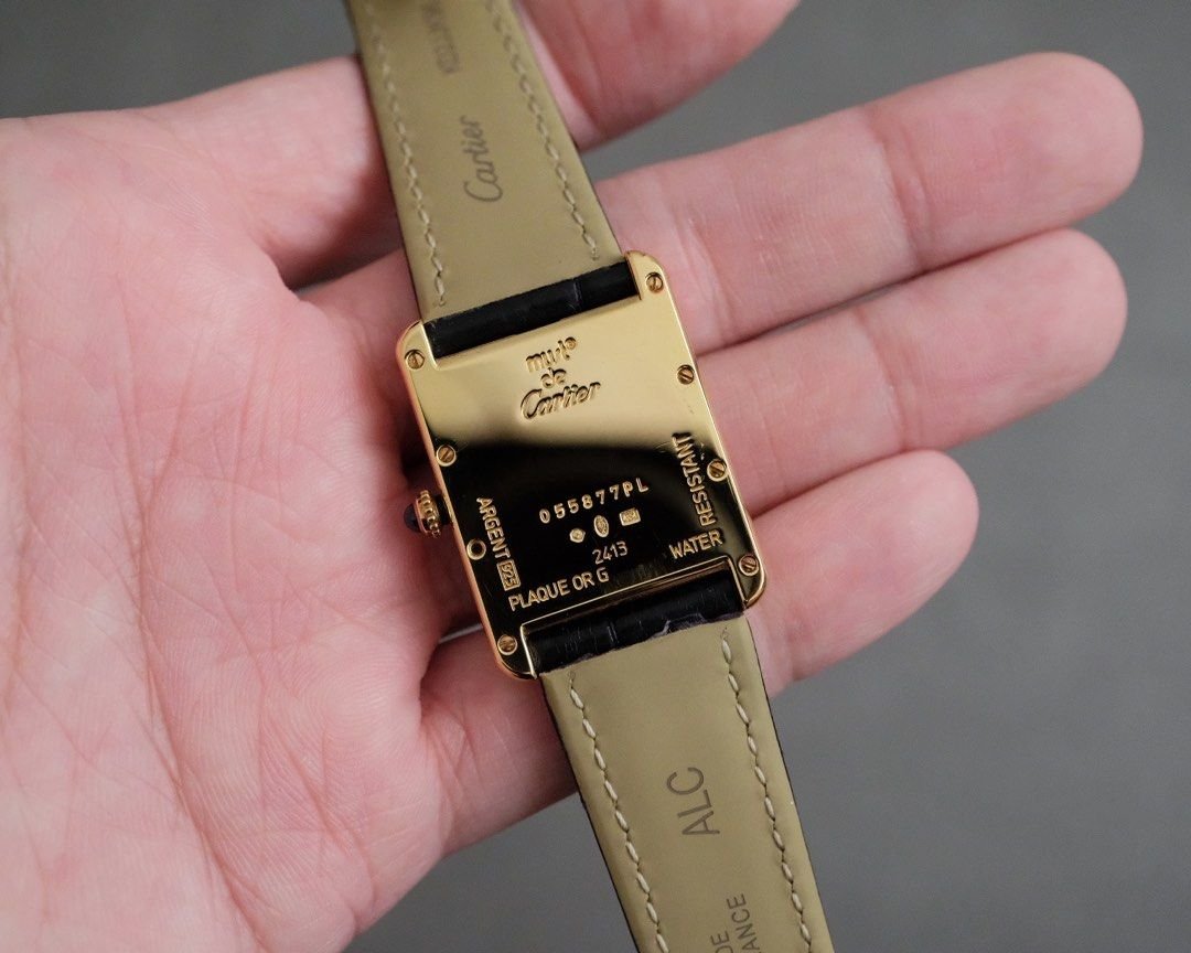 Must de Cartier Tank Vermeil GM Ref. 2413 - Image 7