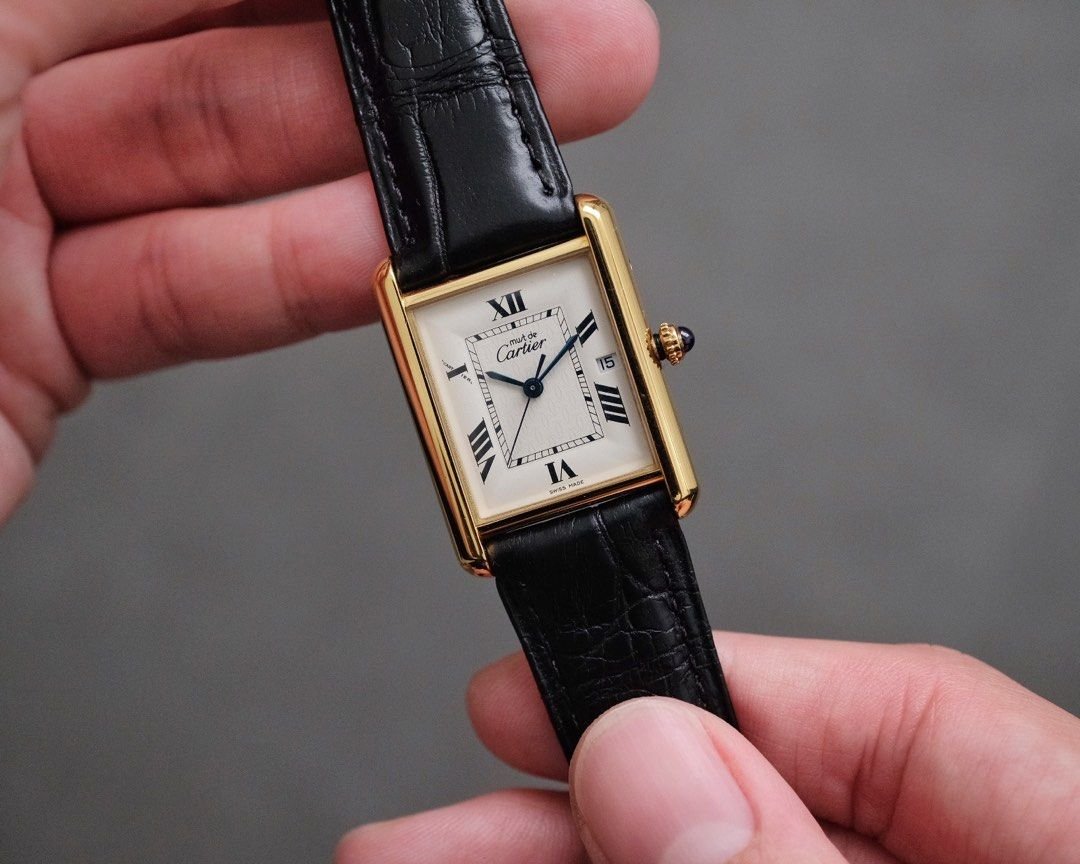 Must de Cartier Tank Vermeil GM Ref. 2413 - Image 2