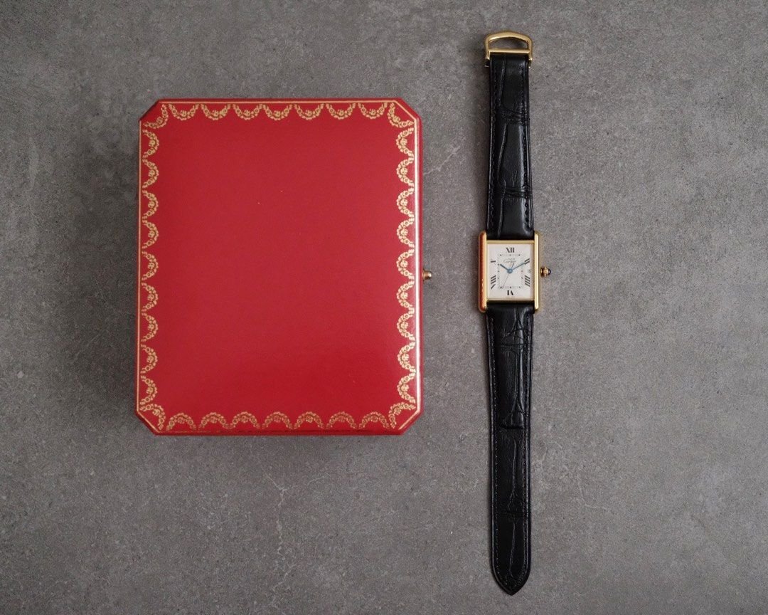 Must de Cartier Tank Vermeil GM Ref. 2413 - Image 9