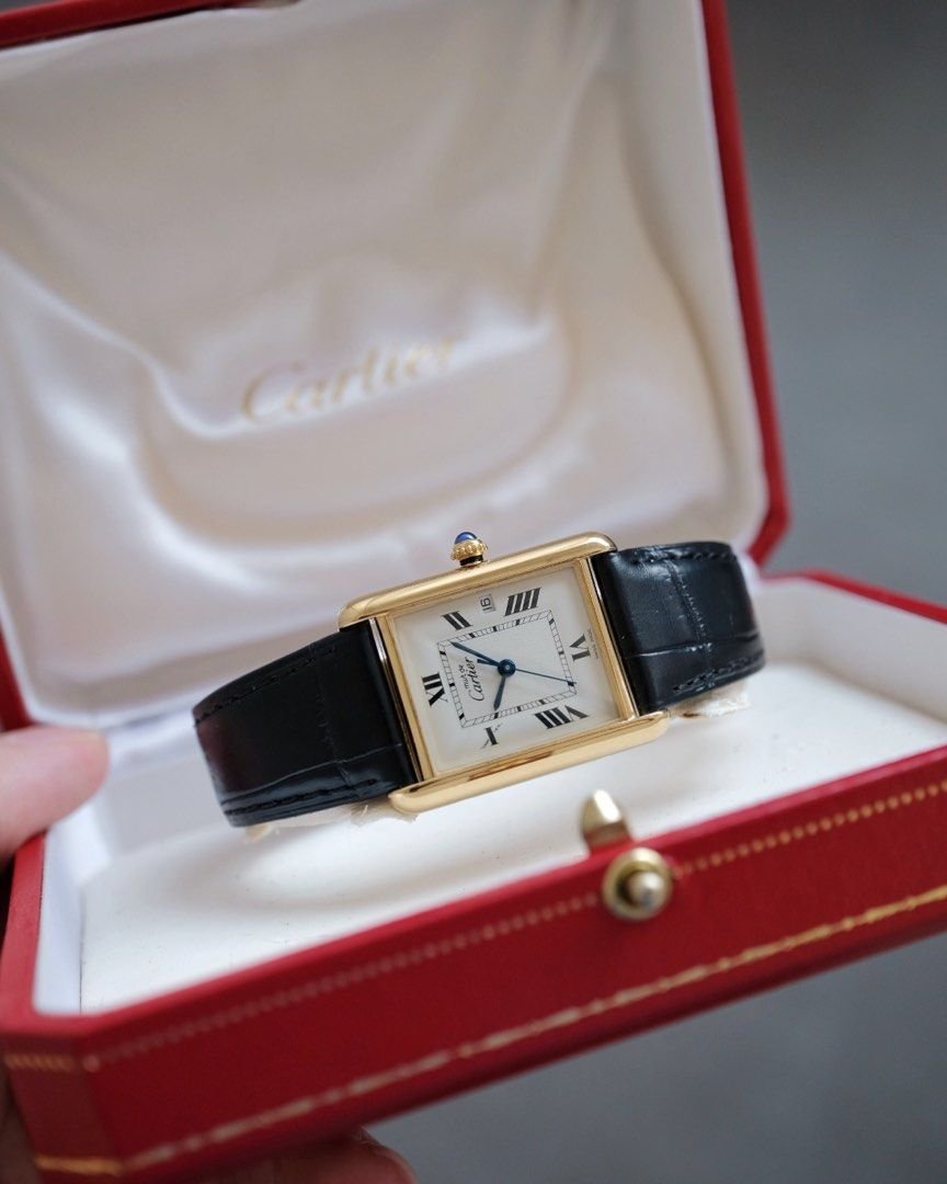Must de Cartier Tank Vermeil GM Ref. 2413