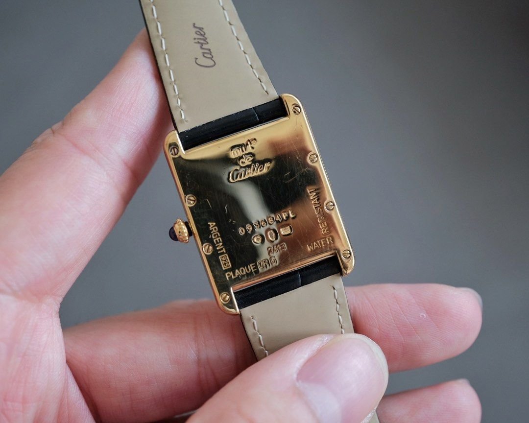 Must de Cartier Tank Vermeil GM Ref. 2413 - Image 7