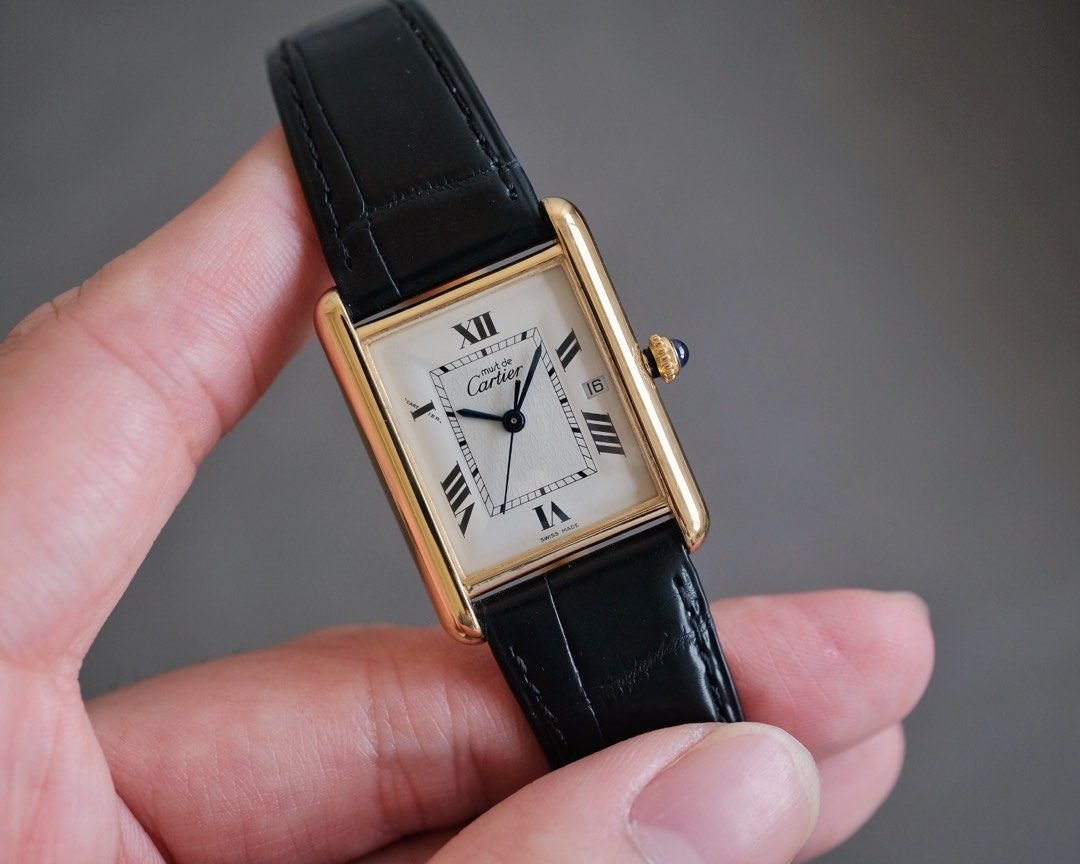 Must de Cartier Tank Vermeil GM Ref. 2413 - Image 2