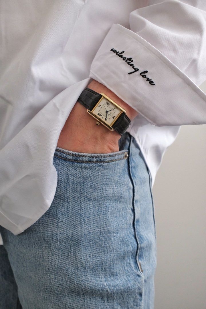 Must de Cartier Tank Vermeil GM Ref. 2413 - Image 10