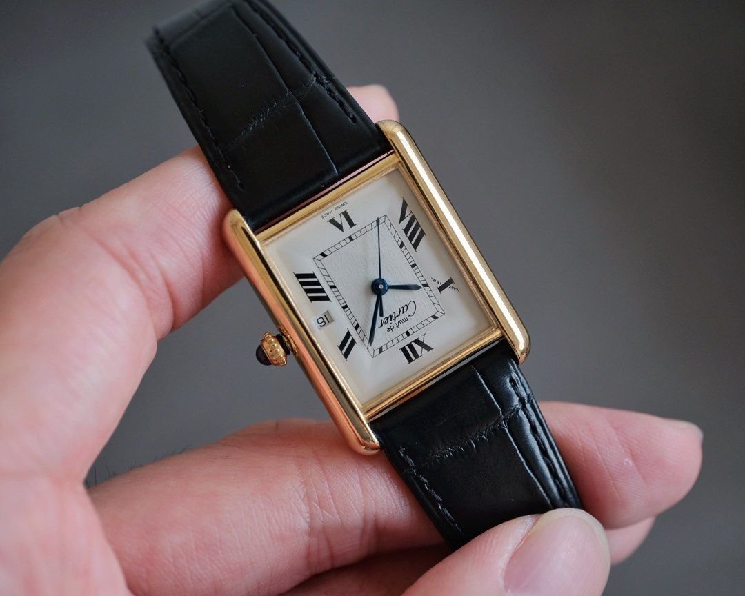 Must de Cartier Tank Vermeil GM Ref. 2413 - Image 4