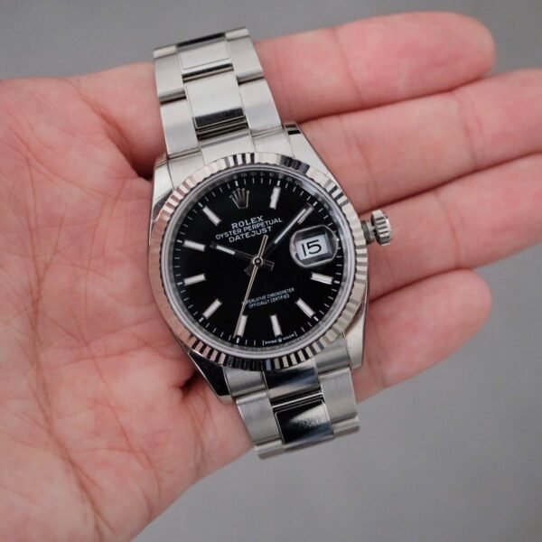 Rolex Datejust 36 White Gold Fluted Bezel Ref. 126234