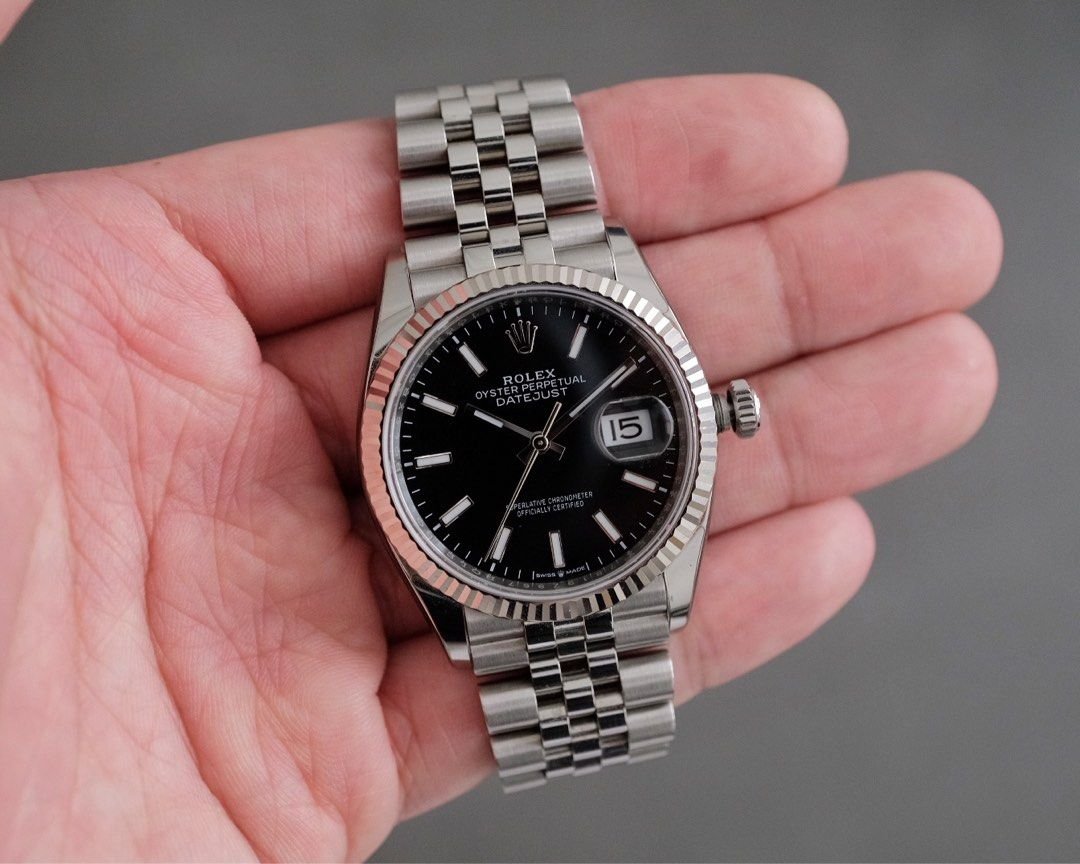 Rolex Datejust 36 White Gold Fluted Bezel Ref. 126234 - Image 7