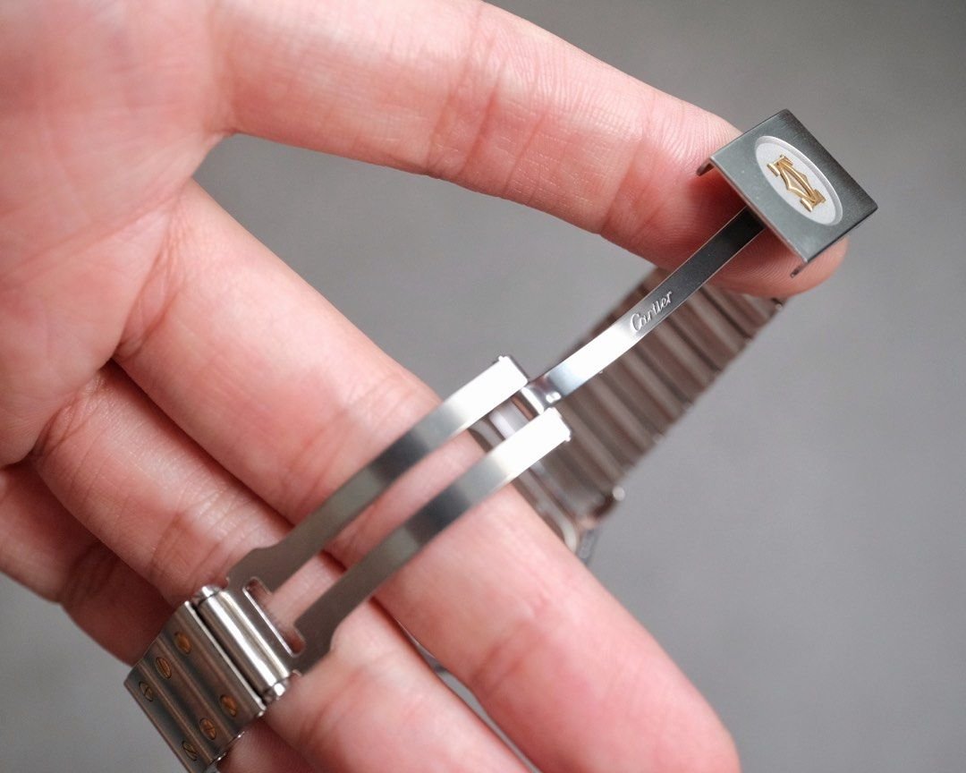 Cartier Santos Galbée Moonphase Steel & Gold Ref. 119901 - Image 8