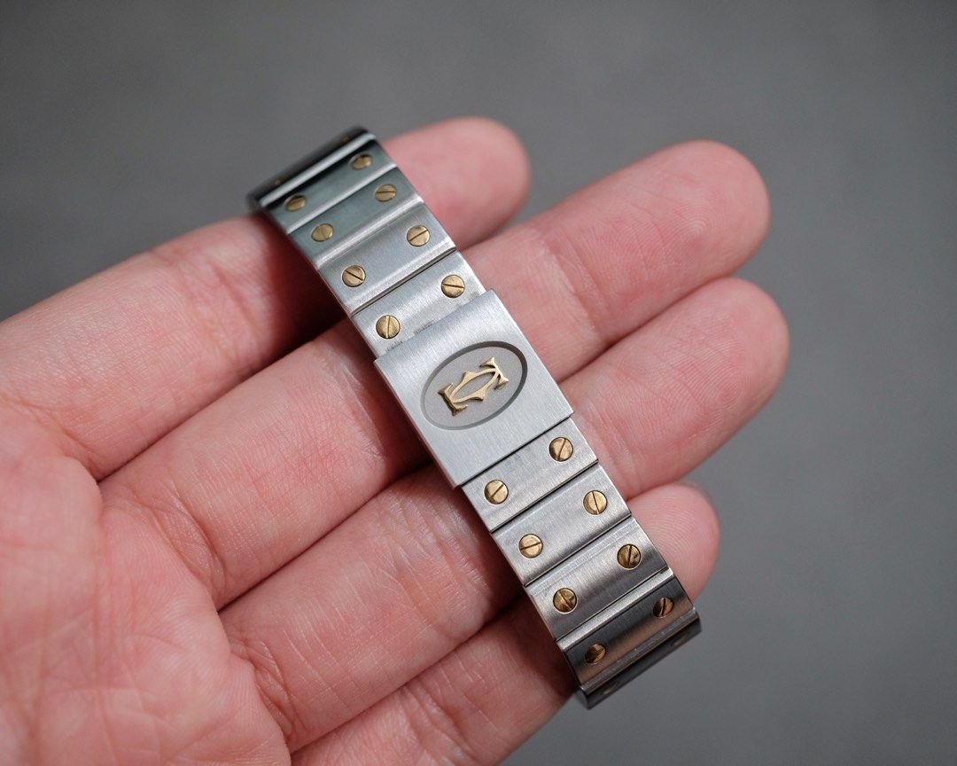 Cartier Santos Galbée Moonphase Steel & Gold Ref. 119901 - Image 7