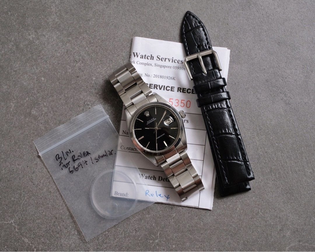 Rolex Oyster Precision Black Dial Manual Wind Ref. 6694 - Image 8