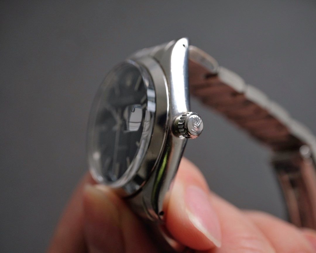 Rolex Oyster Precision Black Dial Manual Wind Ref. 6694 - Image 4