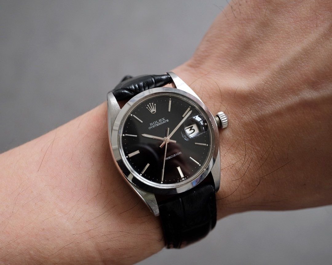 Rolex Oyster Precision Black Dial Manual Wind Ref. 6694