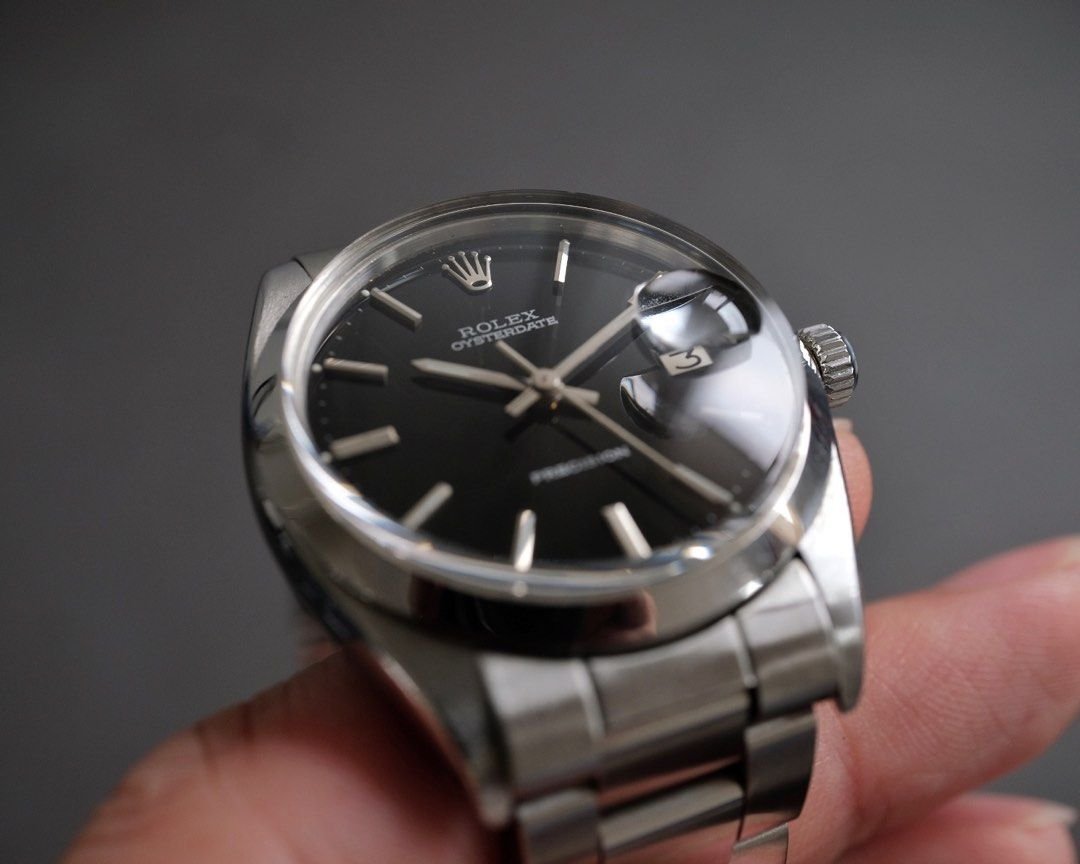 Rolex Oyster Precision Black Dial Manual Wind Ref. 6694 - Image 3