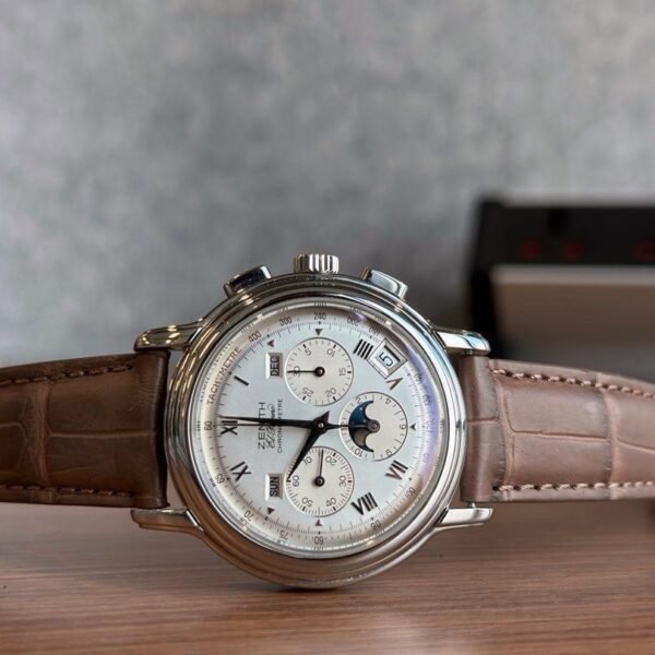 Zenith El Primero Chronograph Triple Calendar Moonphase Ref. 02.0240.410
