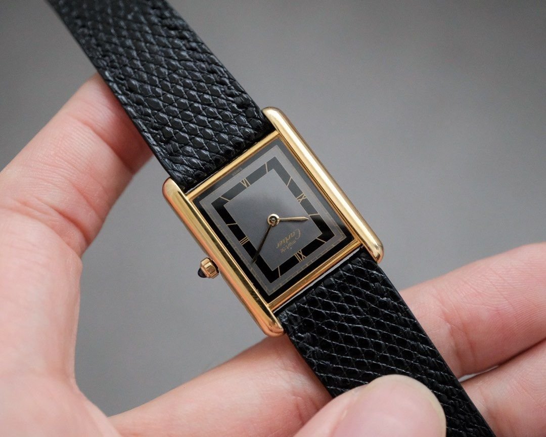 Must de Cartier Tank Vermeil LM Ref. 681006 - Image 4