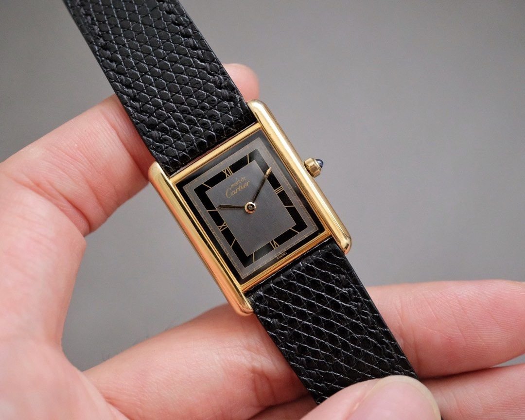 Must de Cartier Tank Vermeil LM Ref. 681006 - Image 2