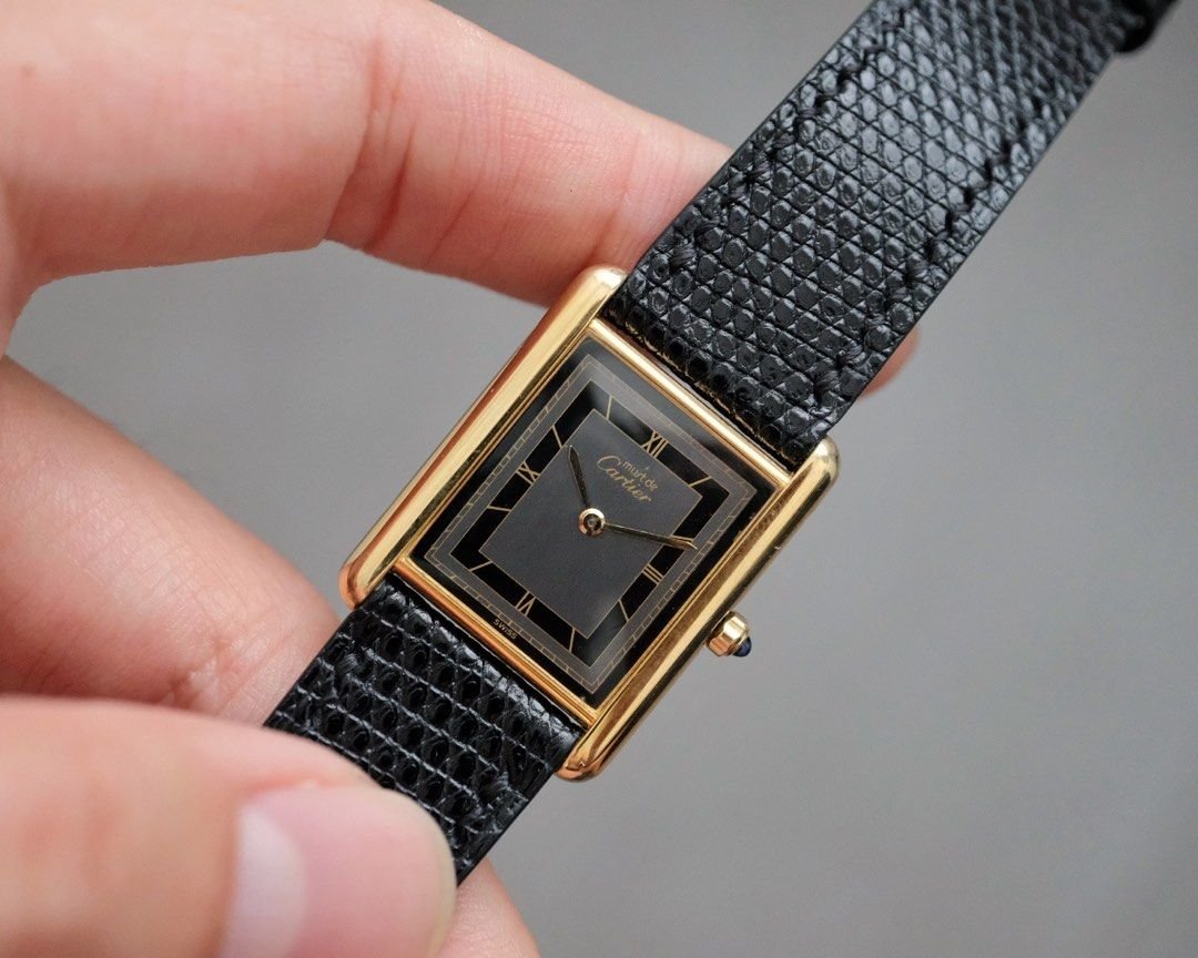 Must de Cartier Tank Vermeil LM Ref. 681006 - Image 3