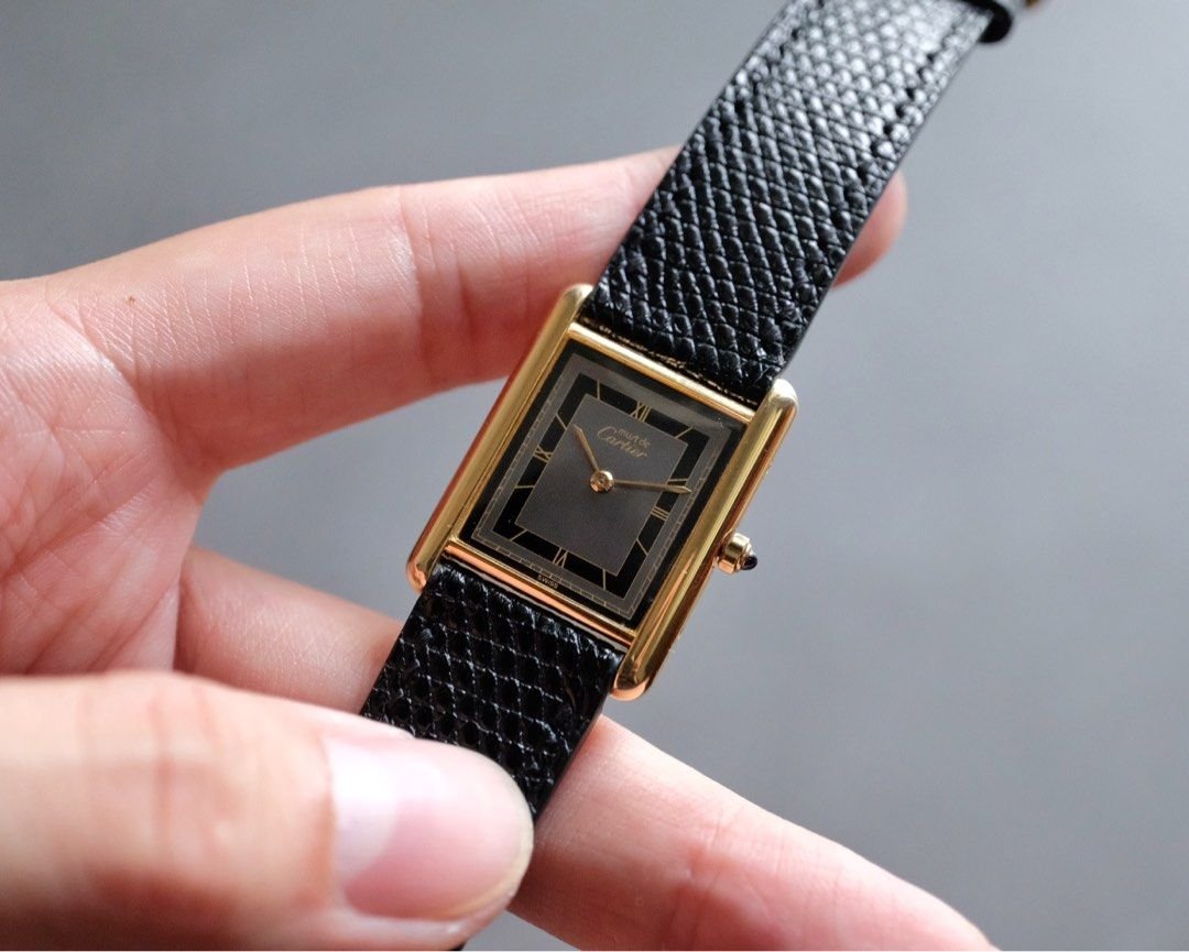 Must de Cartier Tank Vermeil LM Ref. 681006