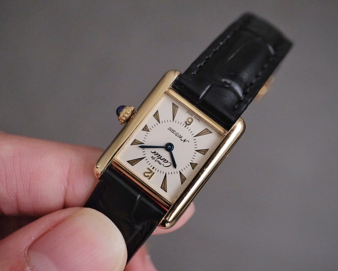 Must de Cartier Tank Vermeil SM Limited Edition Ref. 1613 - Image 3