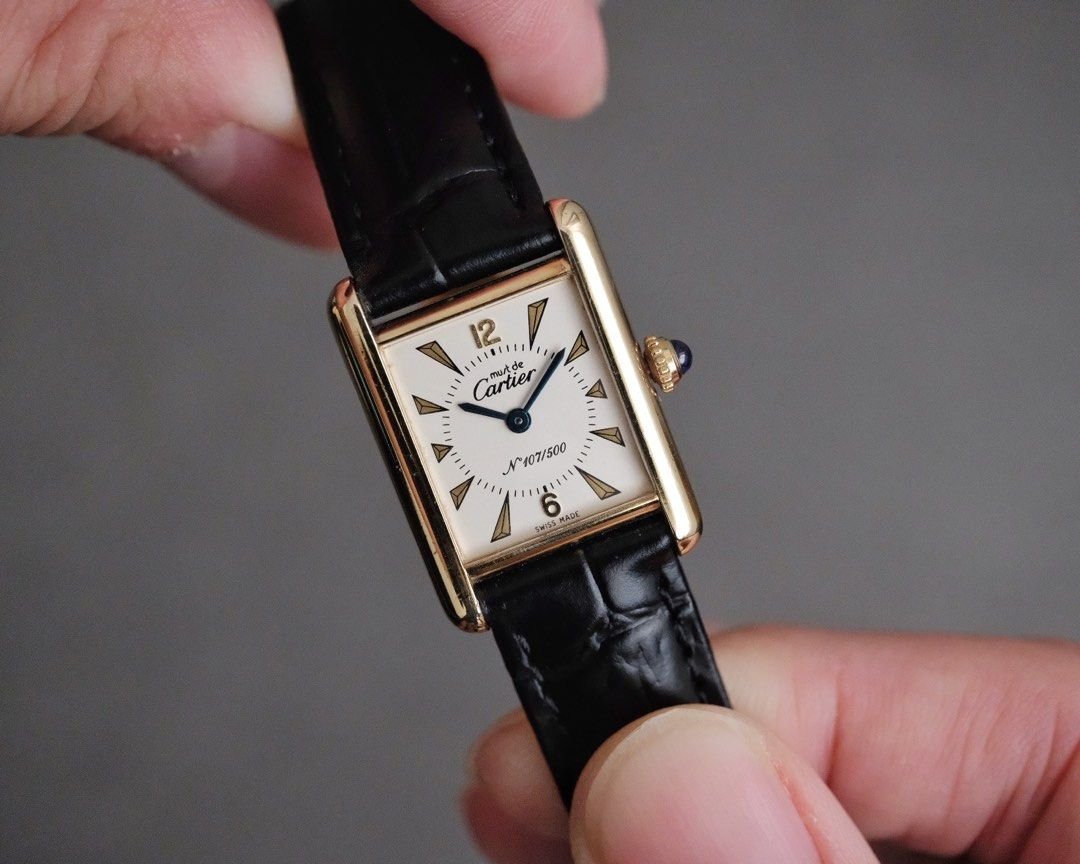 Must de Cartier Tank Vermeil SM Limited Edition Ref. 1613 - Image 2