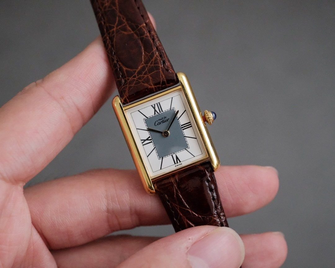 Must de Cartier Tank Vermeil LM Ref. 590005 - Image 2