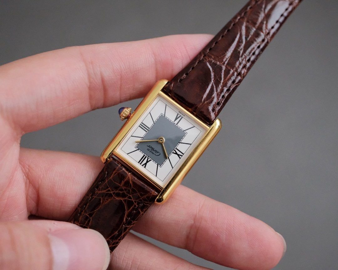 Must de Cartier Tank Vermeil LM Ref. 590005 - Image 4