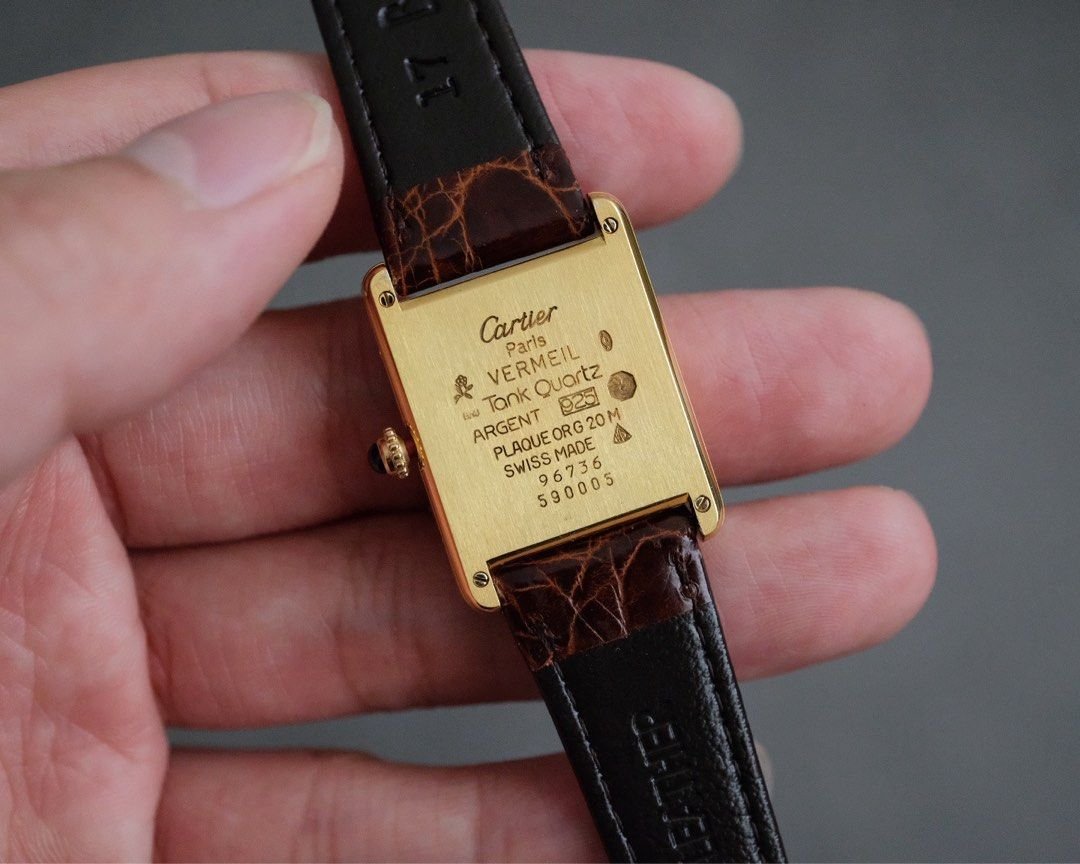 Must de Cartier Tank Vermeil LM Ref. 590005 - Image 7