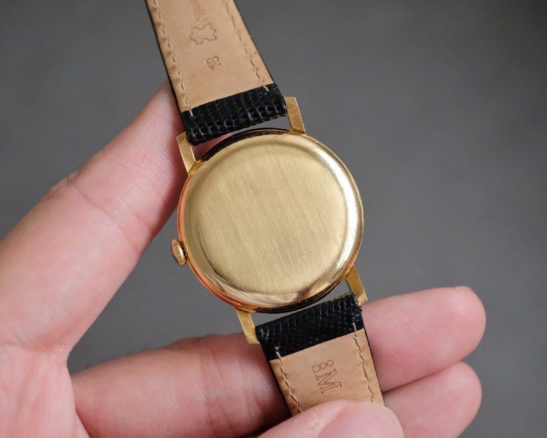 Vacheron Constantin 18K YG Pale Salmon Pink Dial Manual Wound Cal. v458 - Image 7