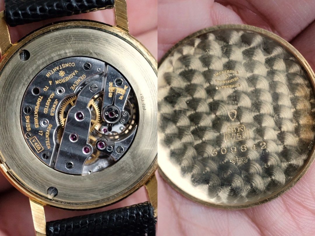 Vacheron Constantin 18K YG Pale Salmon Pink Dial Manual Wound Cal. v458 - Image 8