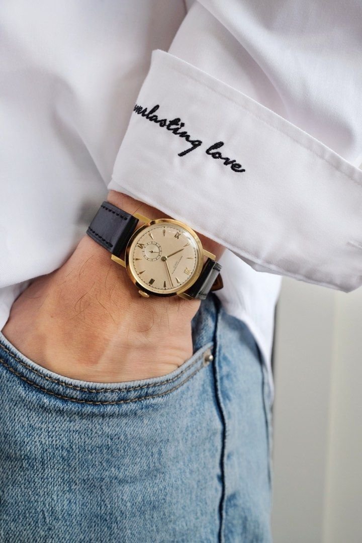 Vacheron Constantin 18K YG Pale Salmon Pink Dial Manual Wound Cal. v458 - Image 10