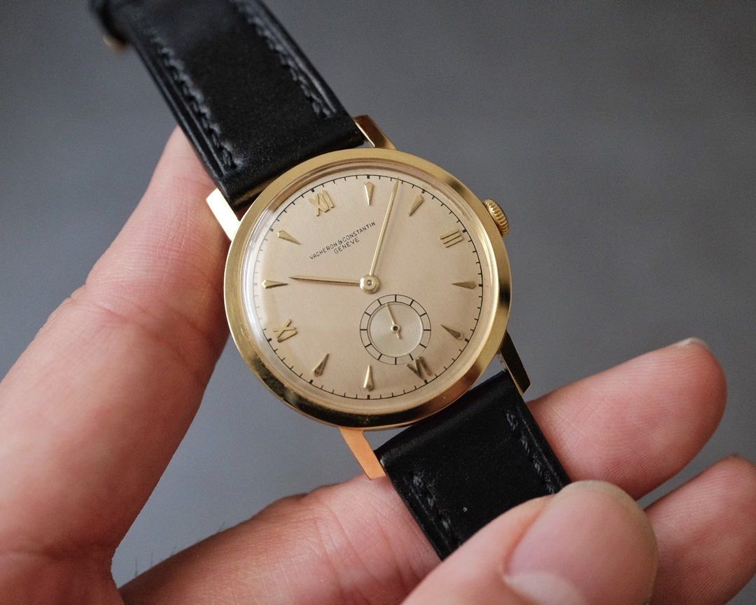 Vacheron Constantin 18K YG Pale Salmon Pink Dial Manual Wound Cal. v458 - Image 2