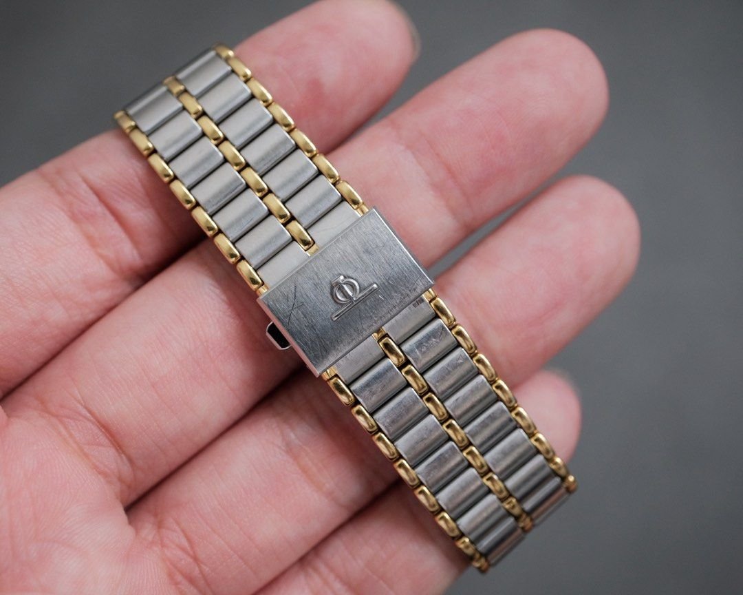 Vintage Baume & Mercier Two-Tone Steel and Gold Bamboo Ref. 5750 - Image 7