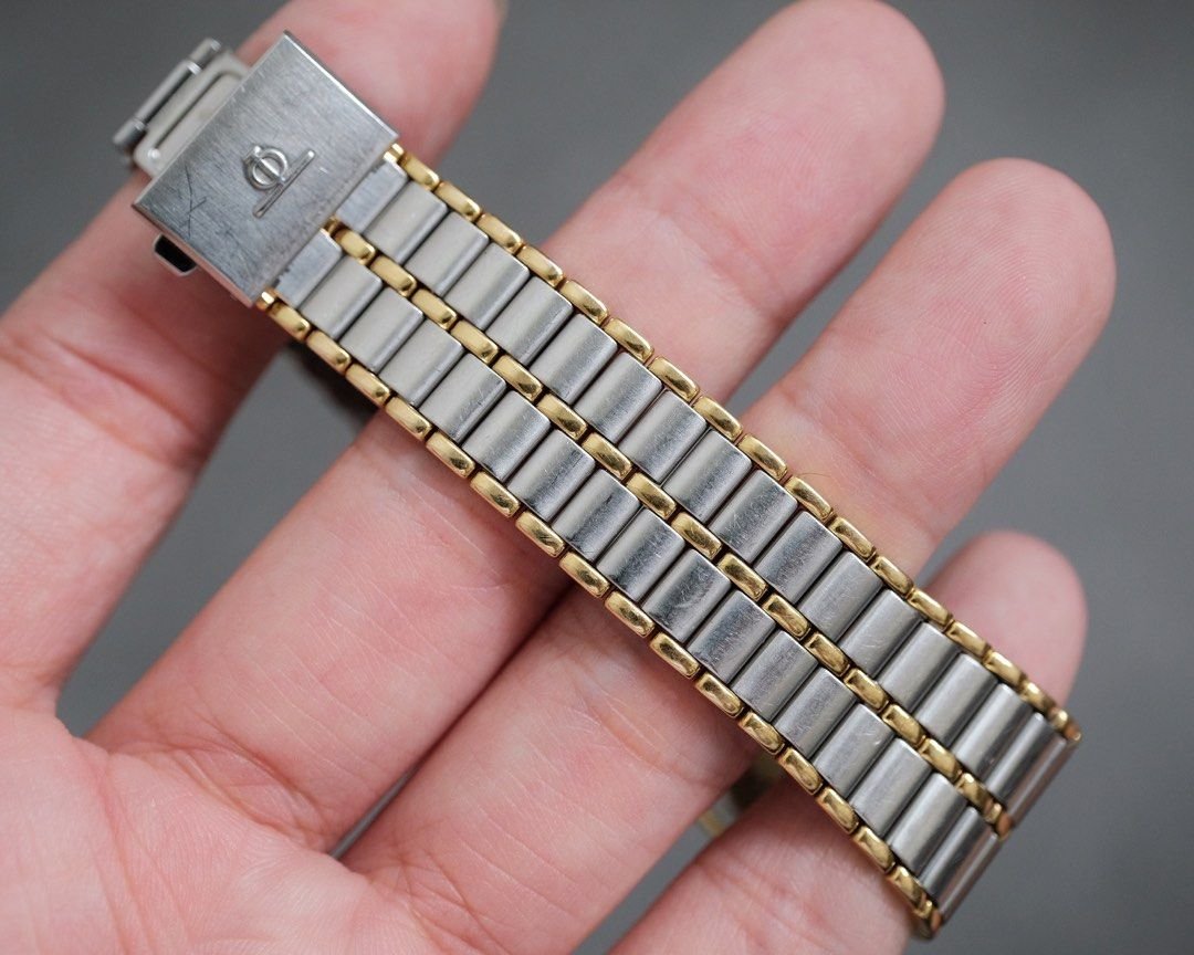 Vintage Baume & Mercier Two-Tone Steel and Gold Bamboo Ref. 5750 - Image 8