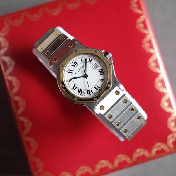 Cartier Santos Octagon LM Two-Tone Automatic Ref. 2966
