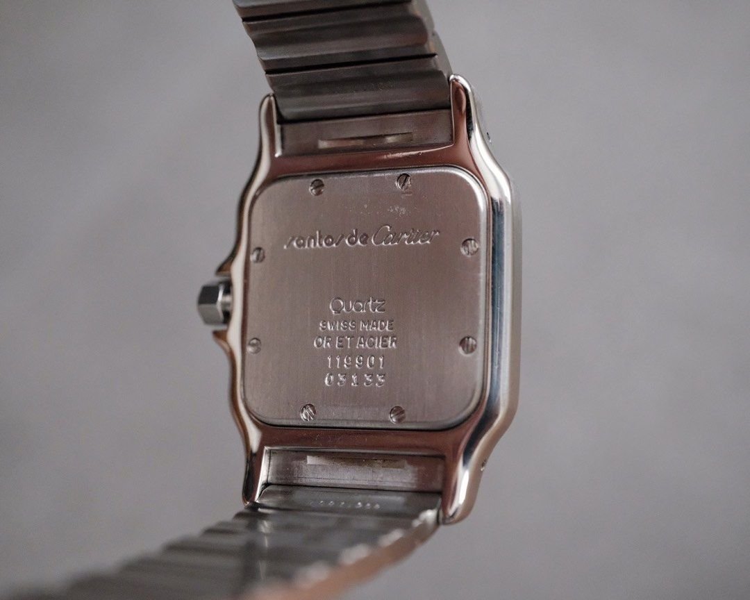 Cartier Santos Galbée Moonphase Steel & Gold Ref. 119901 - Image 7