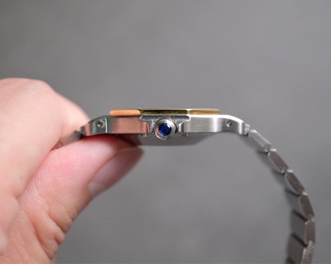 Cartier Santos Octagon LM Two-Tone Automatic Ref. 2966 - Image 5