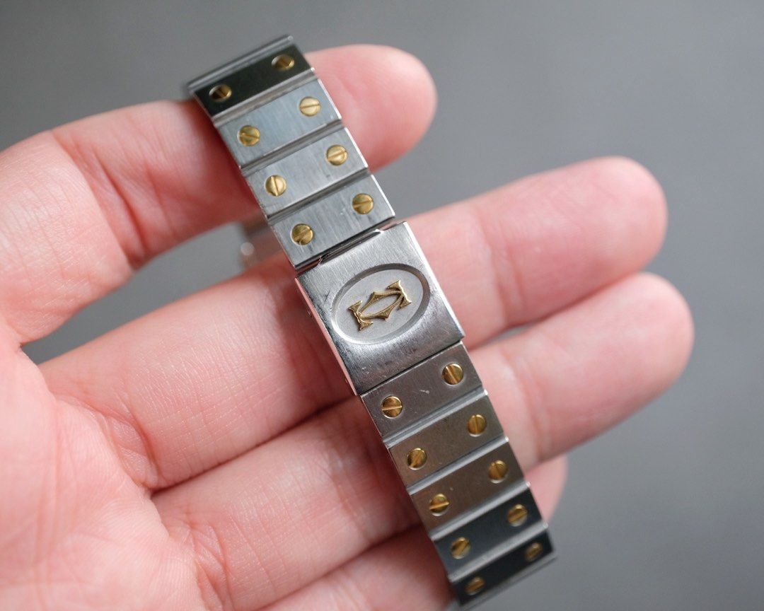 Cartier Santos Octagon LM Two-Tone Automatic Ref. 2966 - Image 8