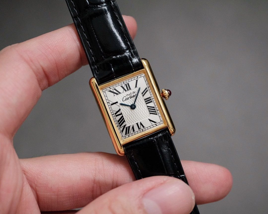 Must de Cartier Tank Vermeil LM Limited Edition Ref. 1615 - Image 2