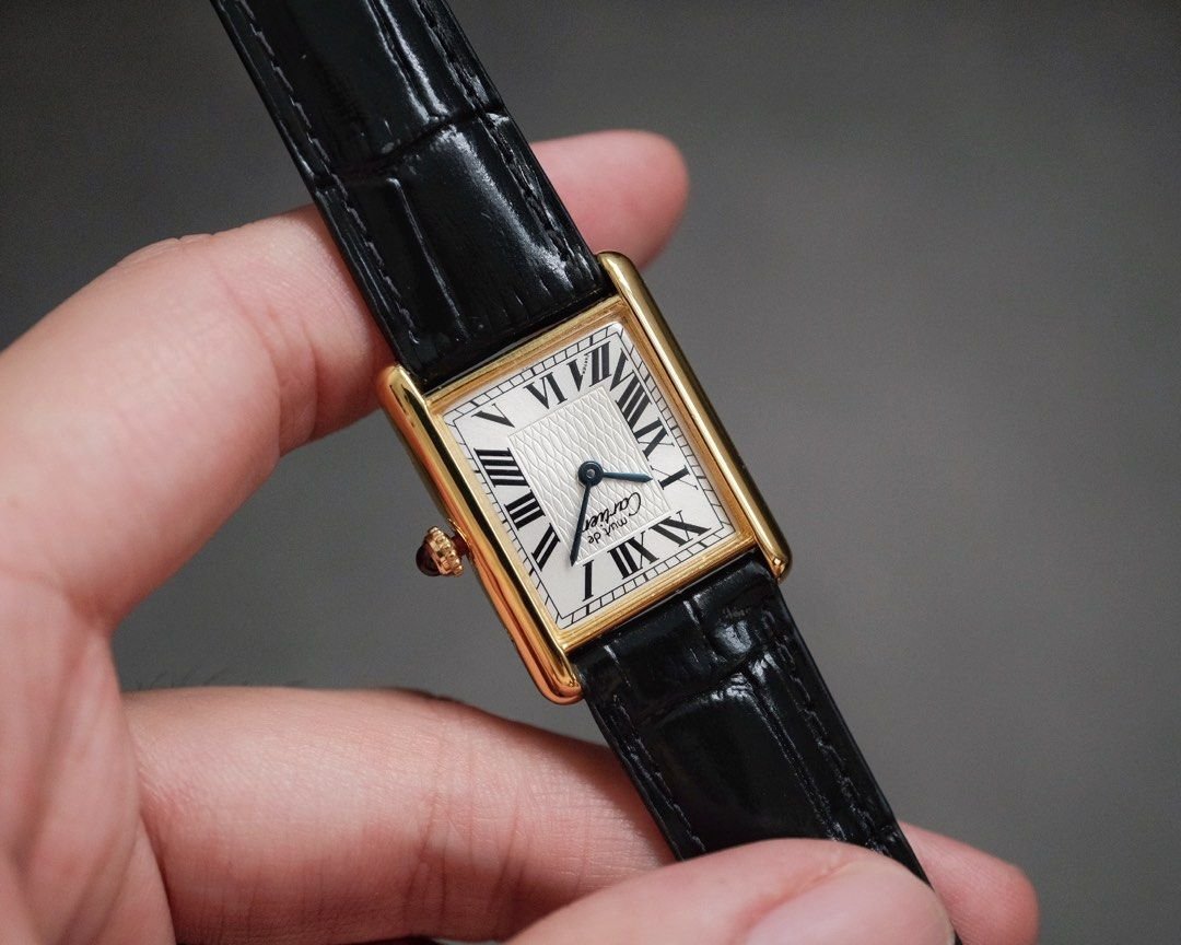 Must de Cartier Tank Vermeil LM Limited Edition Ref. 1615 - Image 4