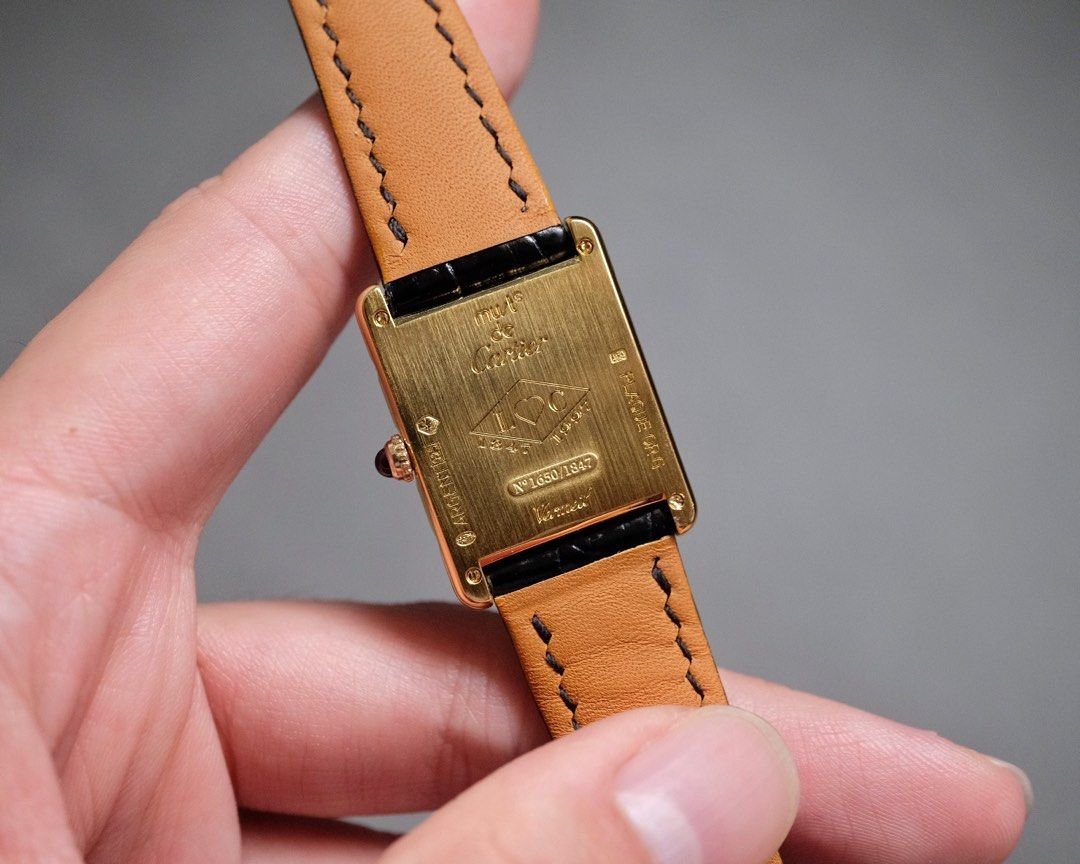 Must de Cartier Tank Vermeil LM Limited Edition Ref. 1615 - Image 7