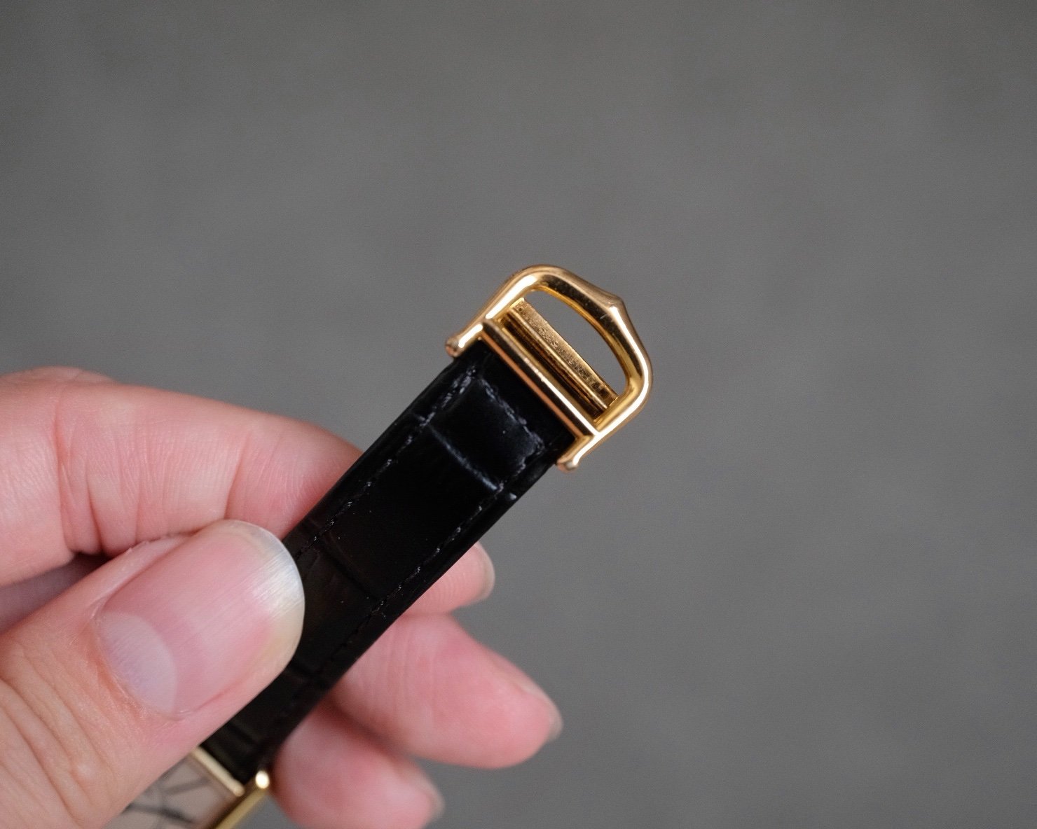 Must de Cartier Tank Vermeil LM Silver Opaline Ref. 590005 - Image 10