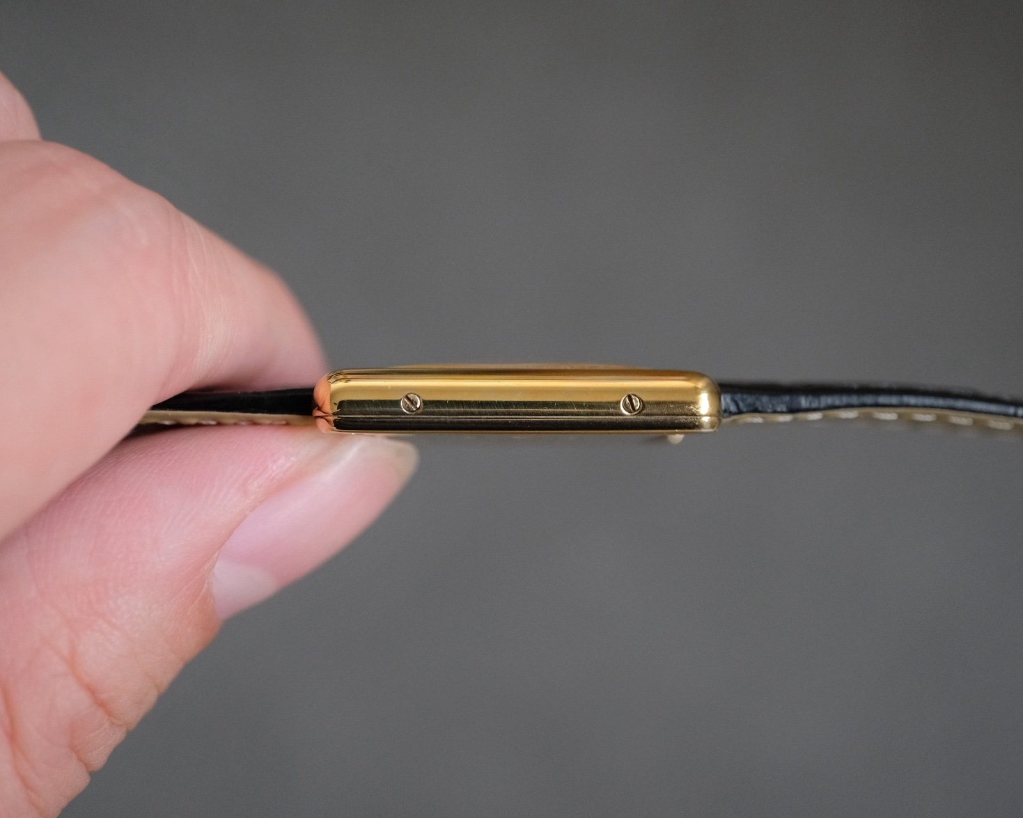 Must de Cartier Tank Vermeil LM Silver Opaline Ref. 590005 - Image 8