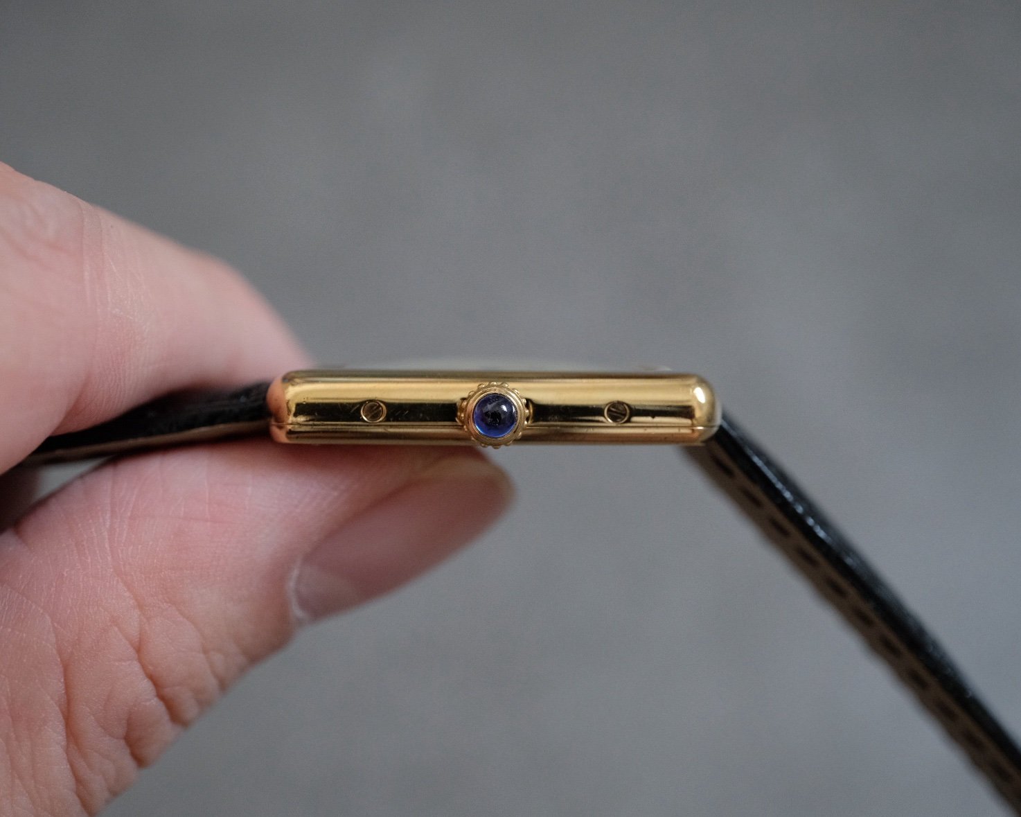 Must de Cartier Tank Vermeil LM Ref. 590005 Ivory Dial - Image 5