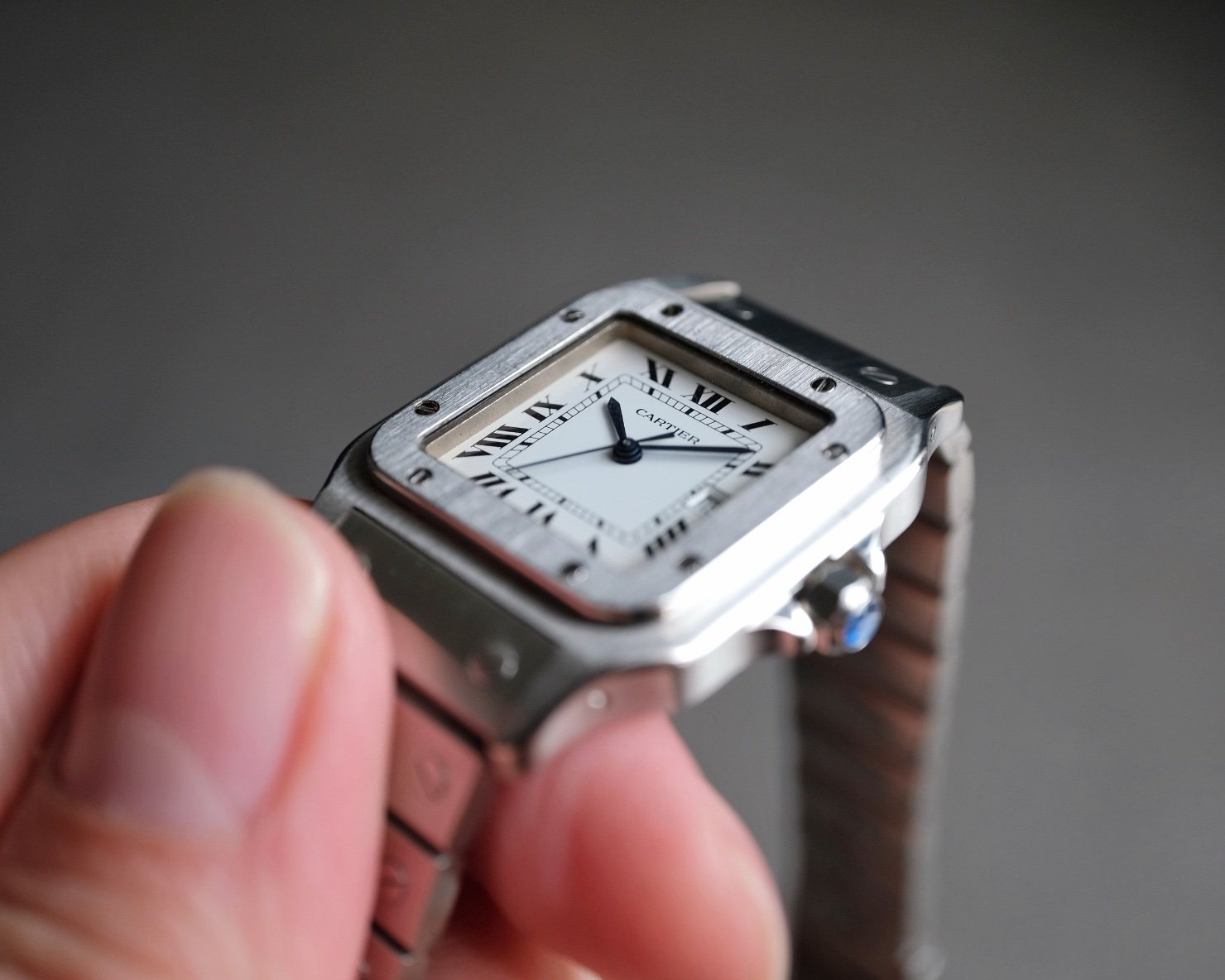 Full Set - Cartier Santos Carree LM Stainless Steel Automatic Ref. 2960 - Image 5