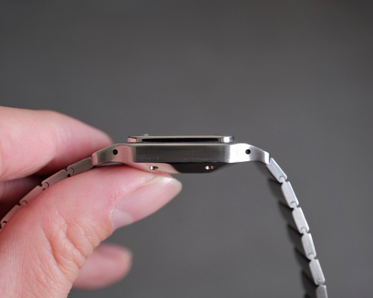 Full Set - Cartier Santos Carree LM Stainless Steel Automatic Ref. 2960 - Image 8