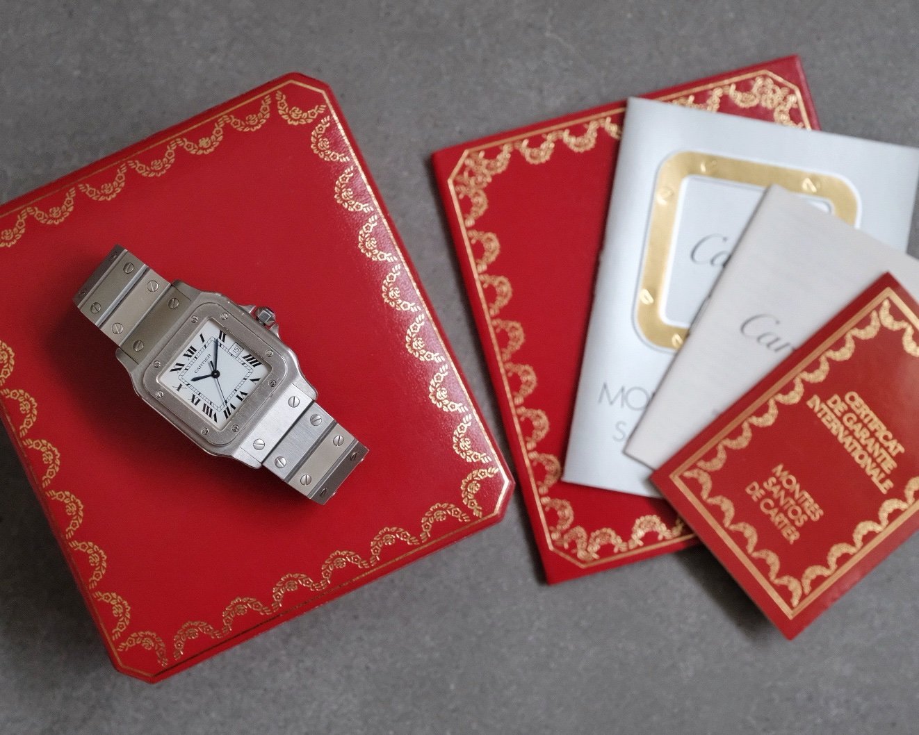 Full Set - Cartier Santos Carree LM Stainless Steel Automatic Ref. 2960 - Image 12