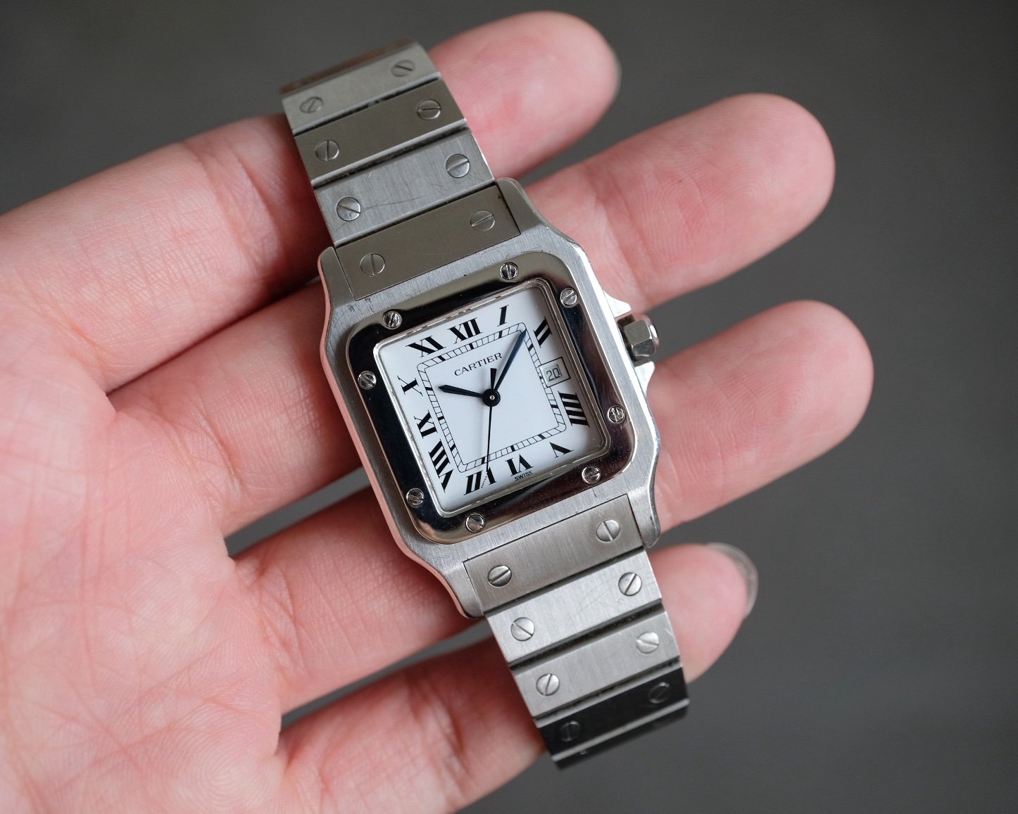 Cartier Santos Carree LM Stainless Steel Automatic Ref. 2960 - Image 2