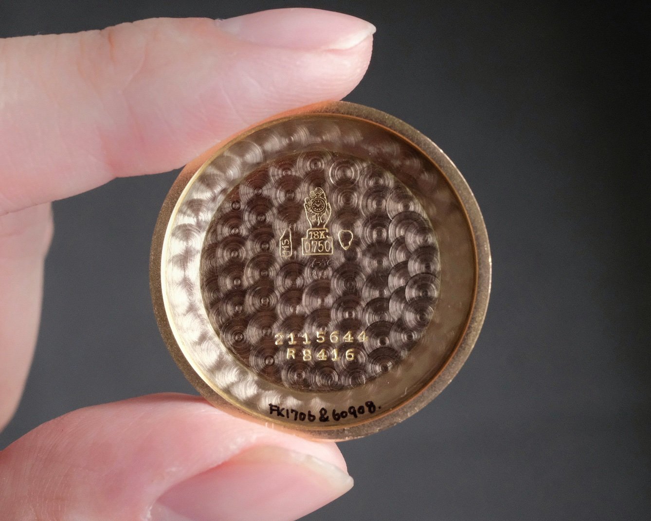 Vintage Movado 18K Rose Gold Sub Second Automatic Cal. 115 - Image 11